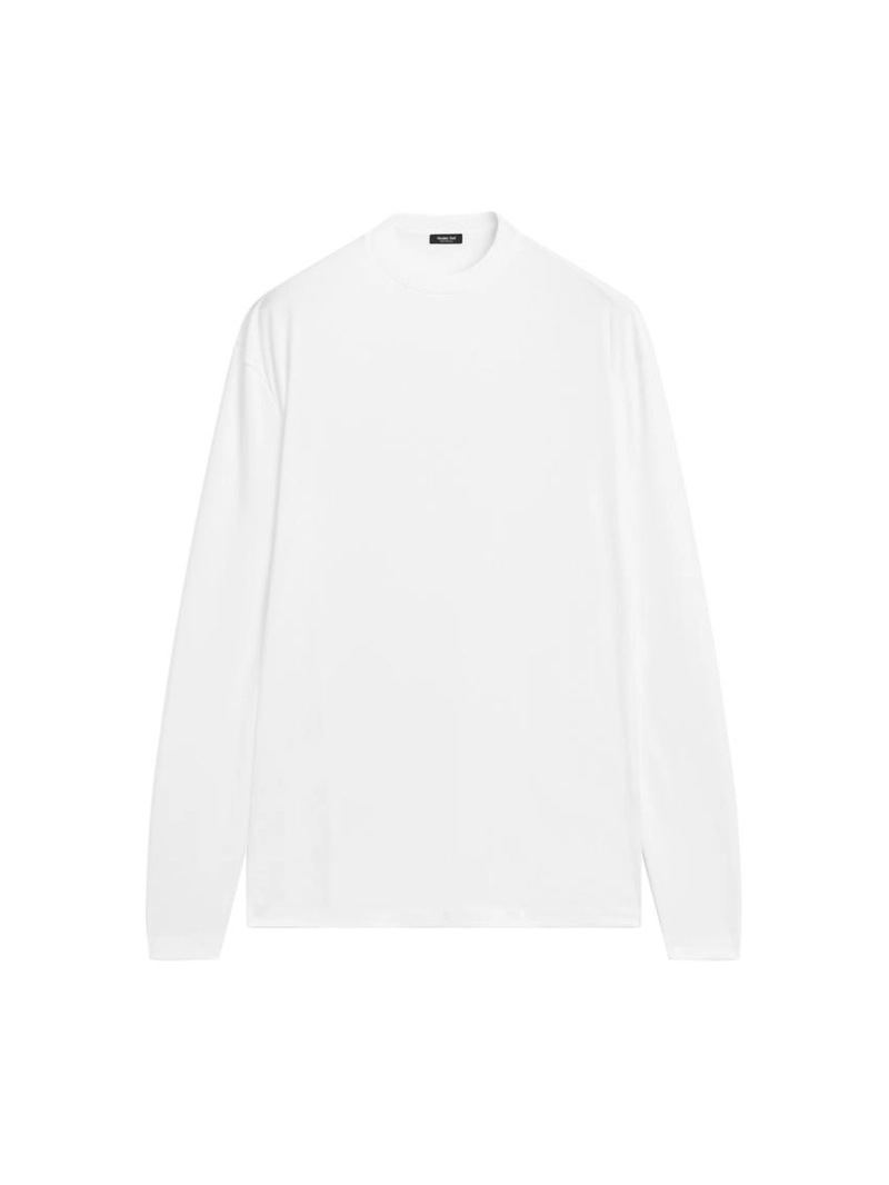 Футболка с длинным рукавом из средневесного хлопка