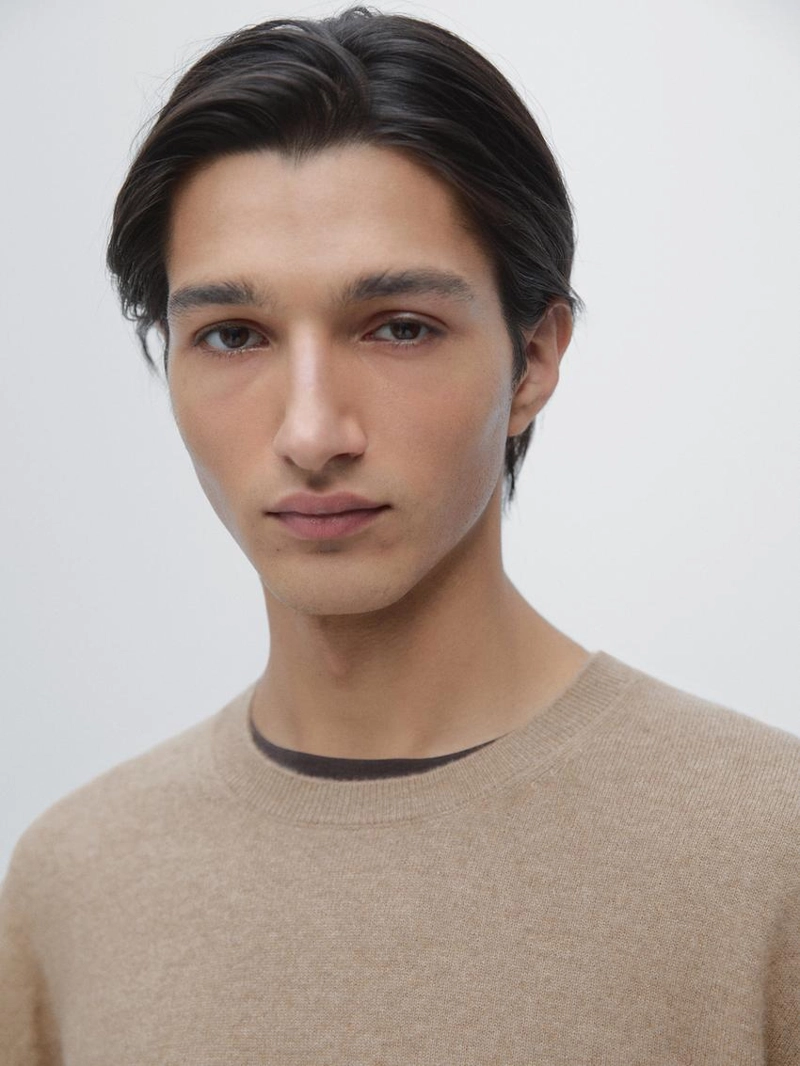 Свитер из 100% кашемира с круглым вырезом