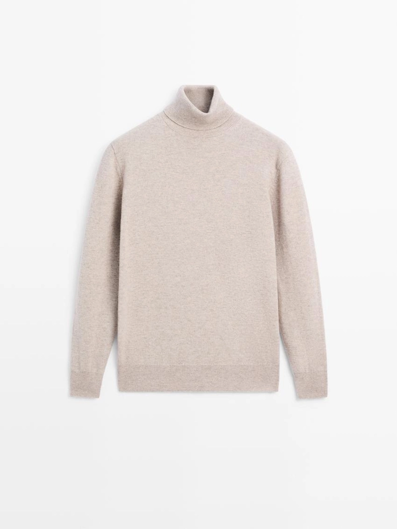 Джемпер водолазка из 100% кашемира