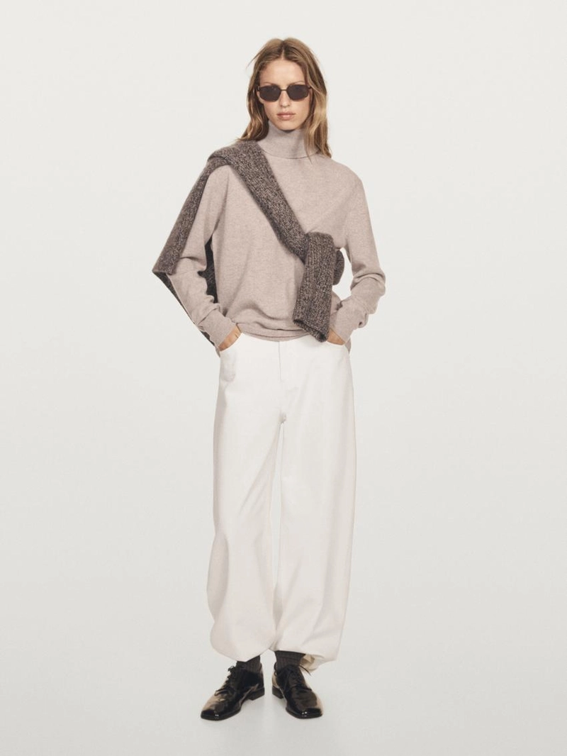 Джемпер водолазка из 100% кашемира