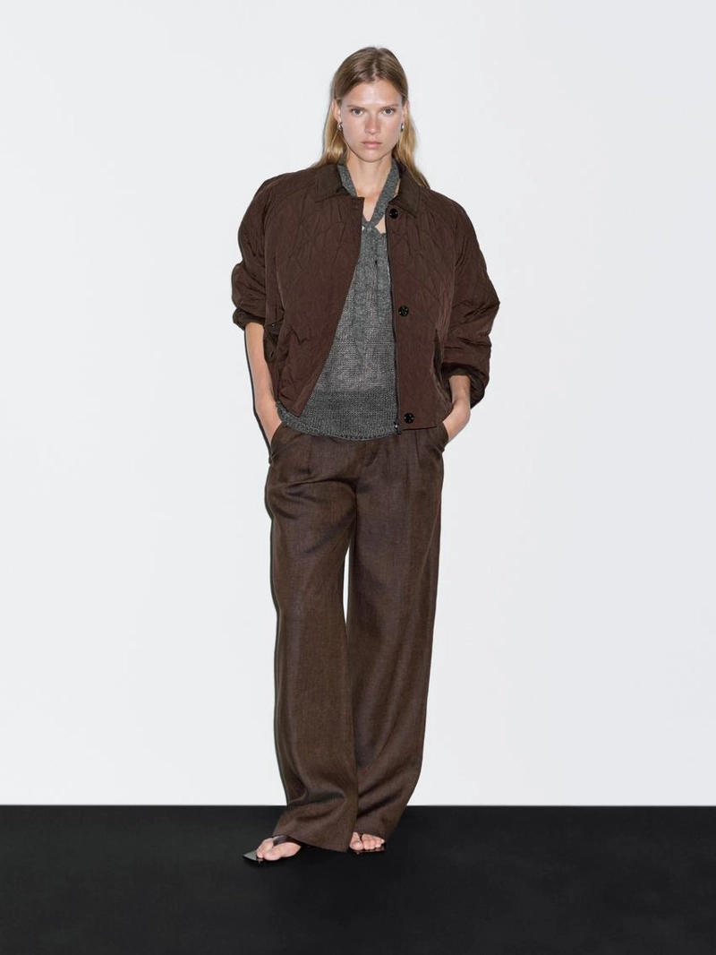 Короткая водоотталкивающая куртка с деталями из вельвета