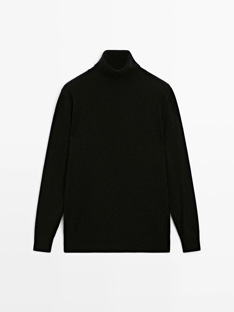 Вязанный свитер-воротник из 100% кашемира