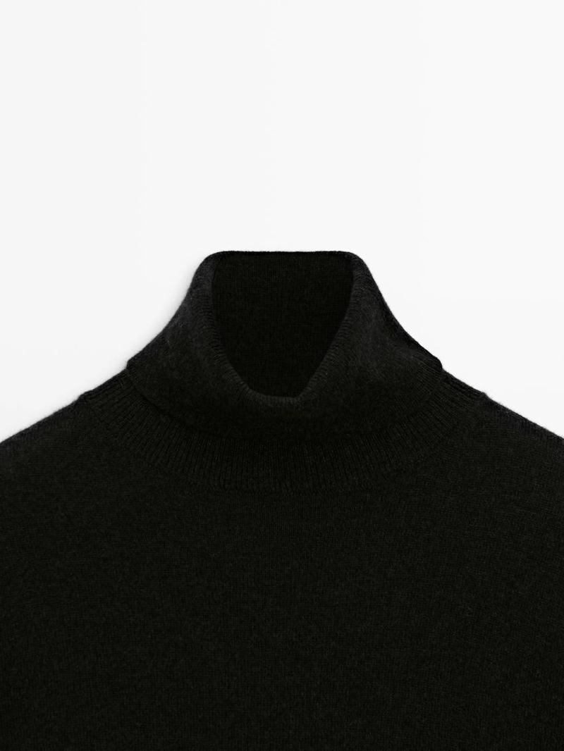 Вязанный свитер-воротник из 100% кашемира