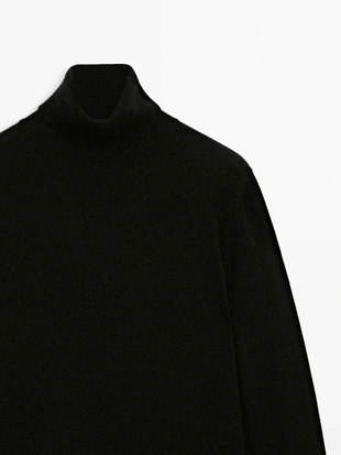 Вязанный свитер-воротник из 100% кашемира- Заказать в России