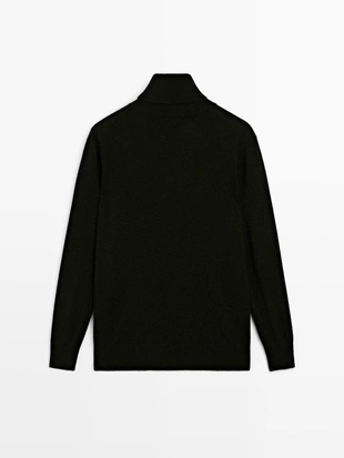 Вязанный свитер-воротник из 100% кашемира- Заказать в России