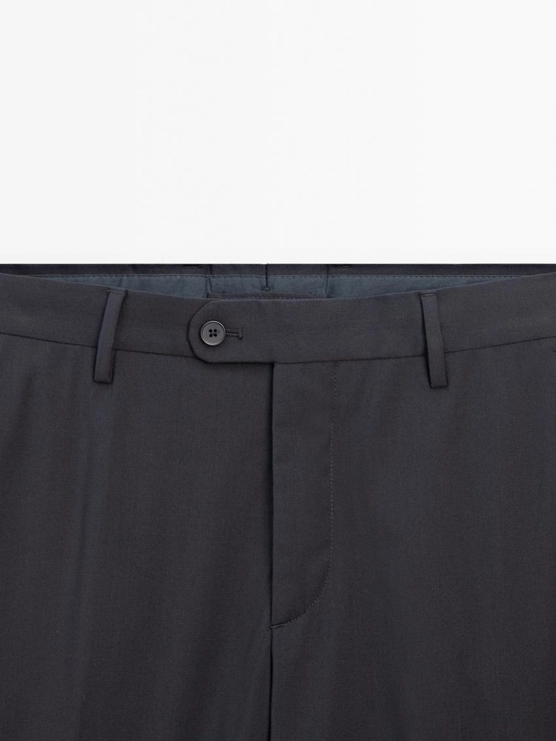 Брюки костюмные из 100% шерсти