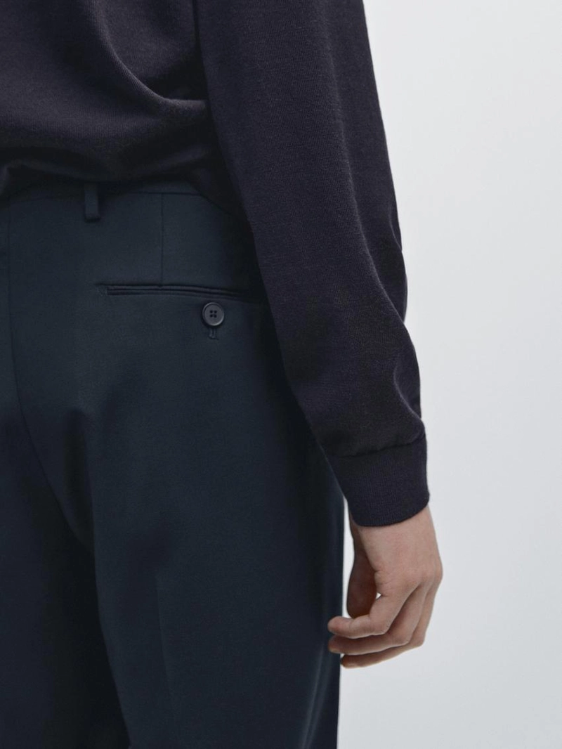 Брюки костюмные из 100% шерсти