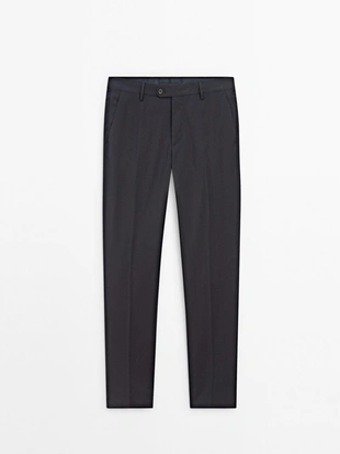 Брюки костюмные из 100% шерсти- Заказать в России