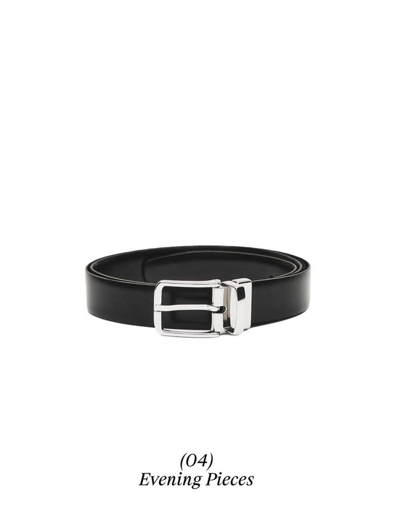 Реверсивный пояс из натуральной кожи нубук