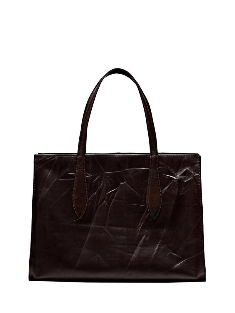 Сумка maxi md icon из потертой натуральной кожи