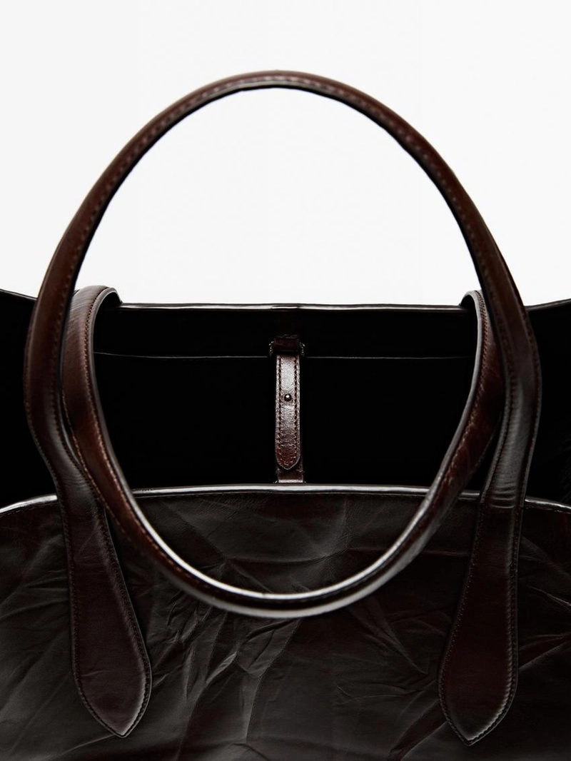 Сумка maxi md icon из потертой натуральной кожи