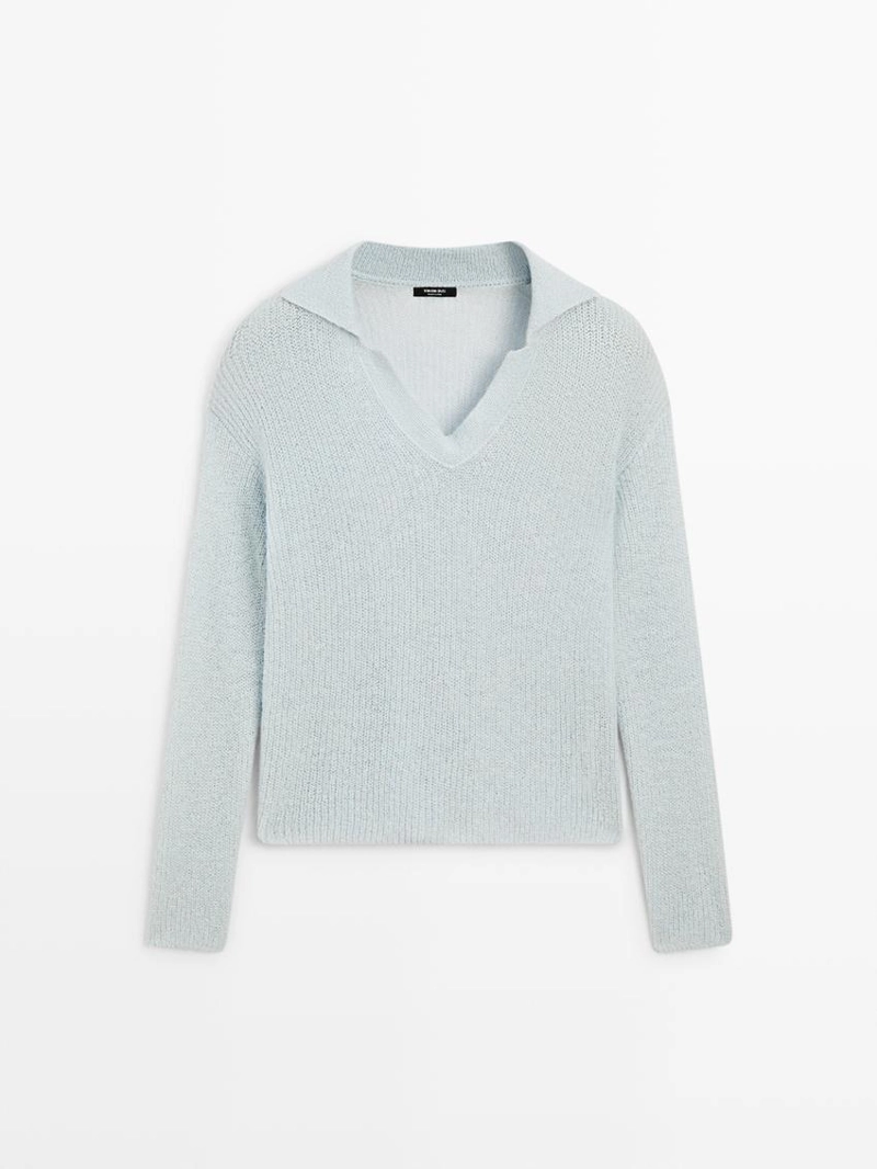 Водолазка-поло из альпакиевой смеси