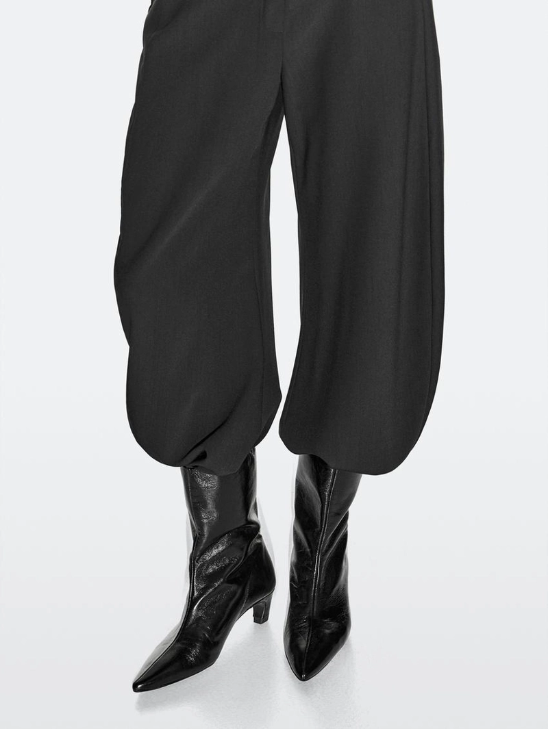 Кожаные ботильоны на высоком каблуке