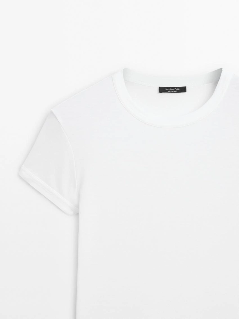 Футболка с коротким рукавом из 100% хлопка