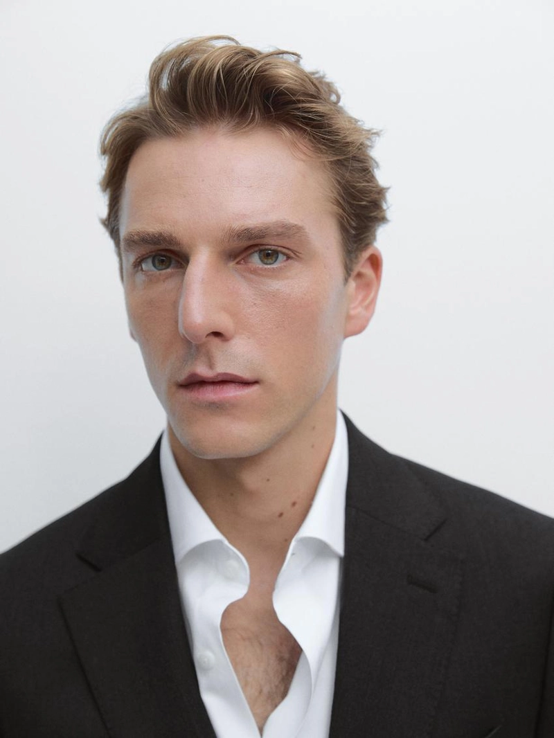 Пиджак из 100% шерсти