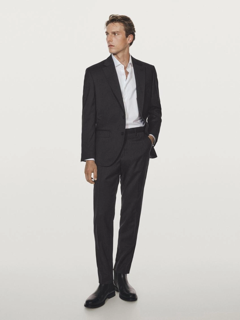 Пиджак из 100% шерсти