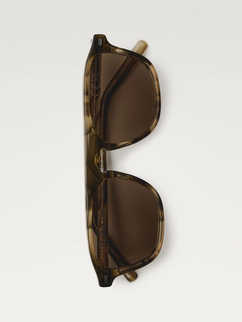 Солнцезащитные очки в стиле d-фрейм massimo dutti