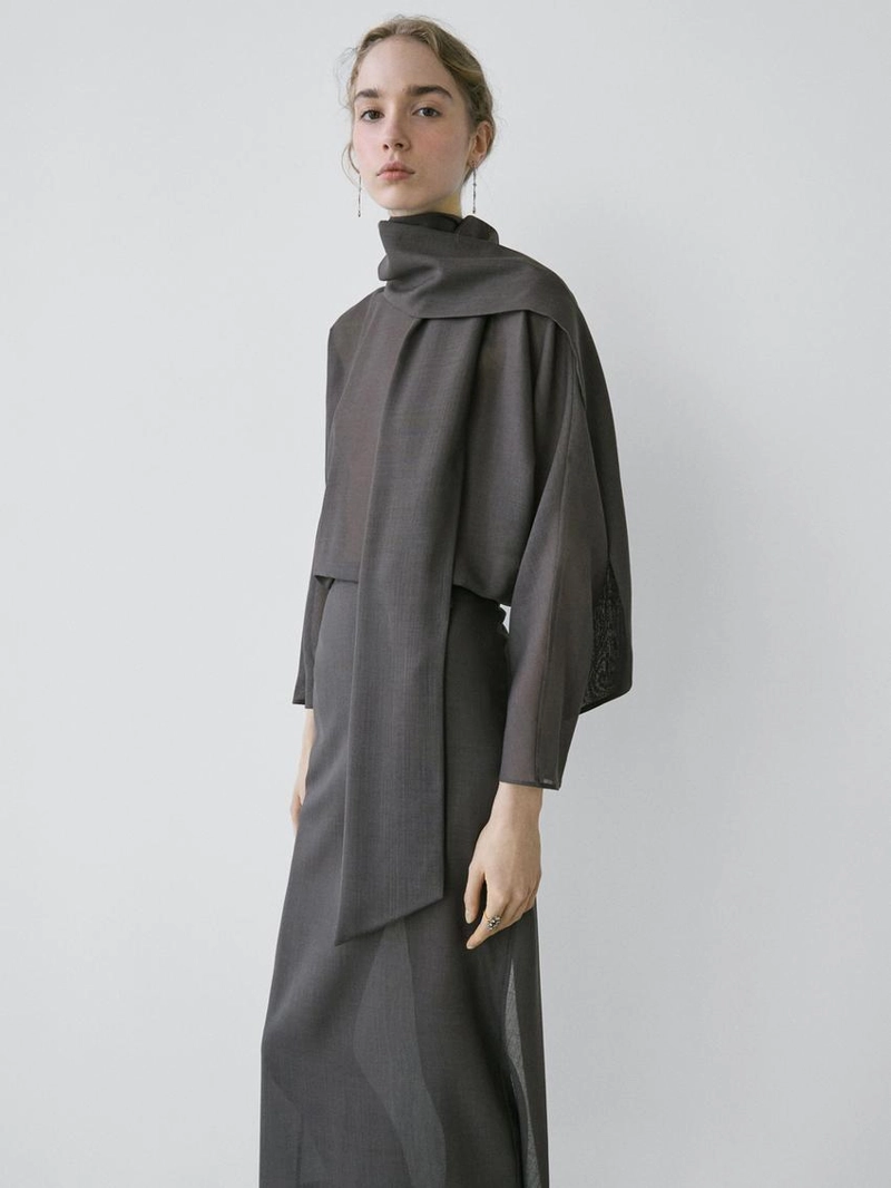 Блузка с завязкой - studio