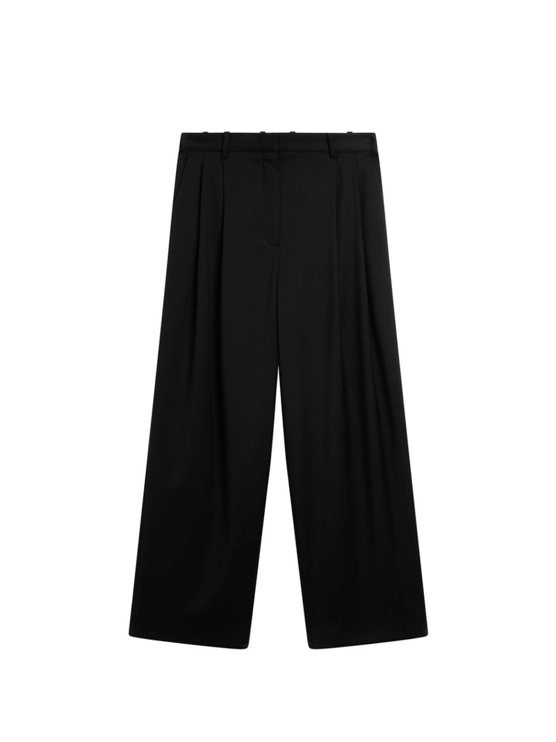 Брюки с отделкой из 100% экстра-тонкой шерсти