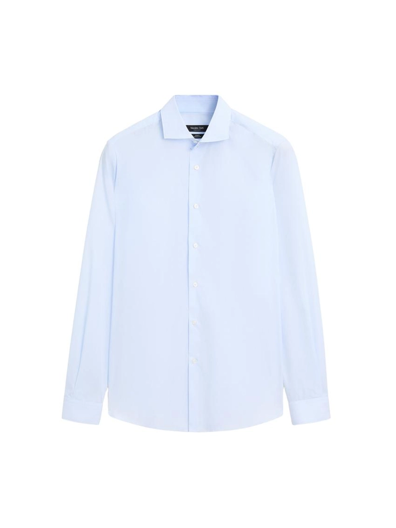 Рубашка slim fit из 100% хлопка