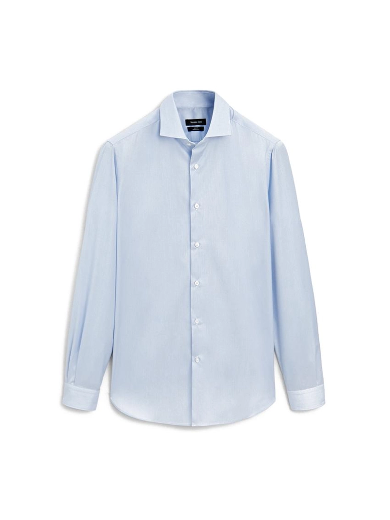 Рубашка в полоску, сидячая по фигуре