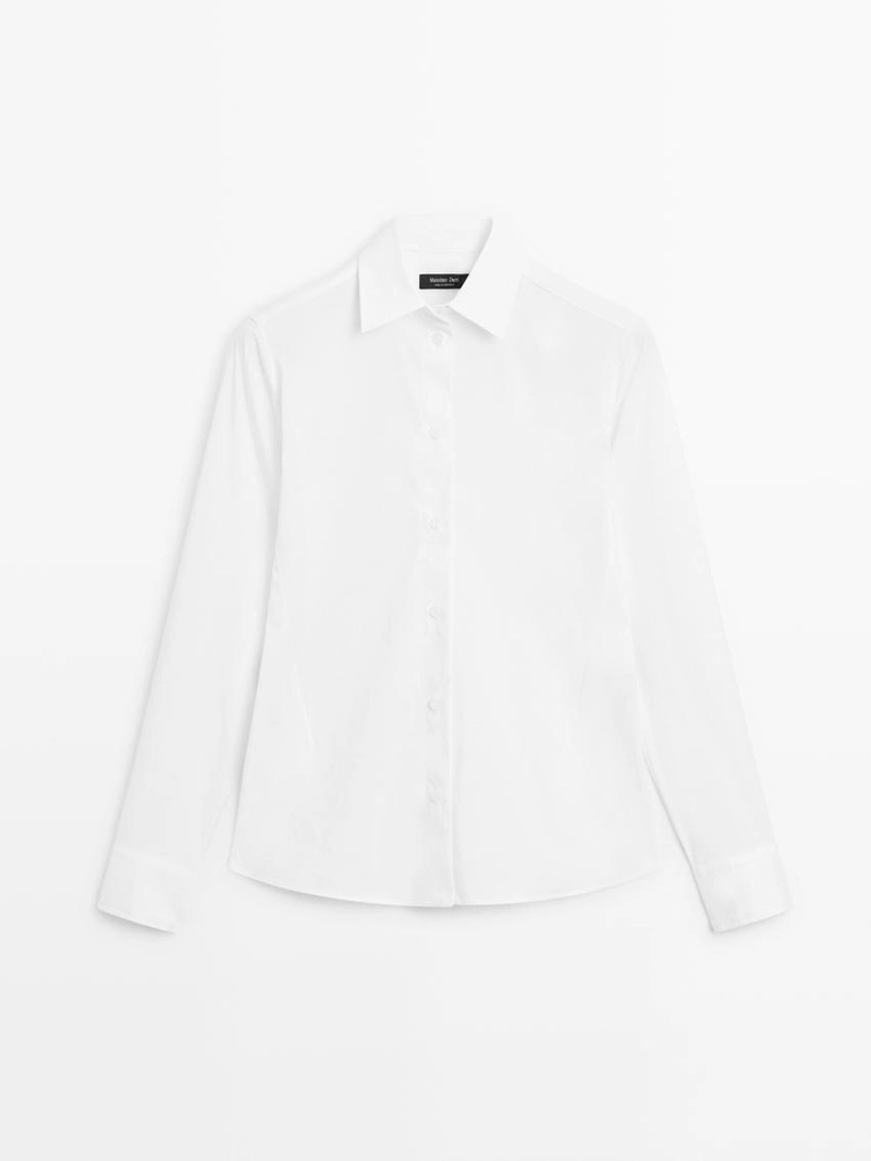 Рубашка из хлопково-синтетической ткани