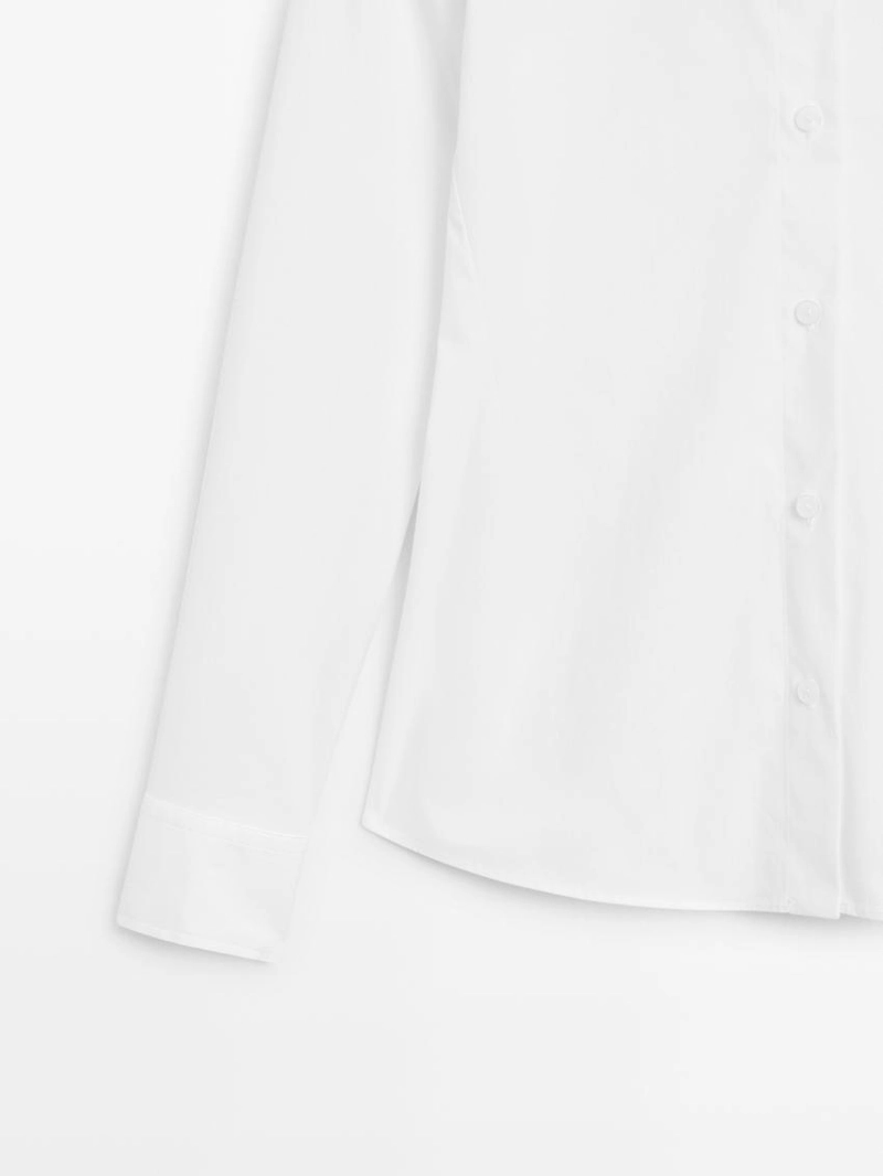 Рубашка из хлопково-синтетической ткани