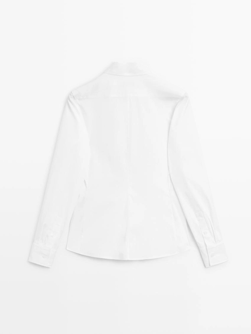 Рубашка из хлопково-синтетической ткани