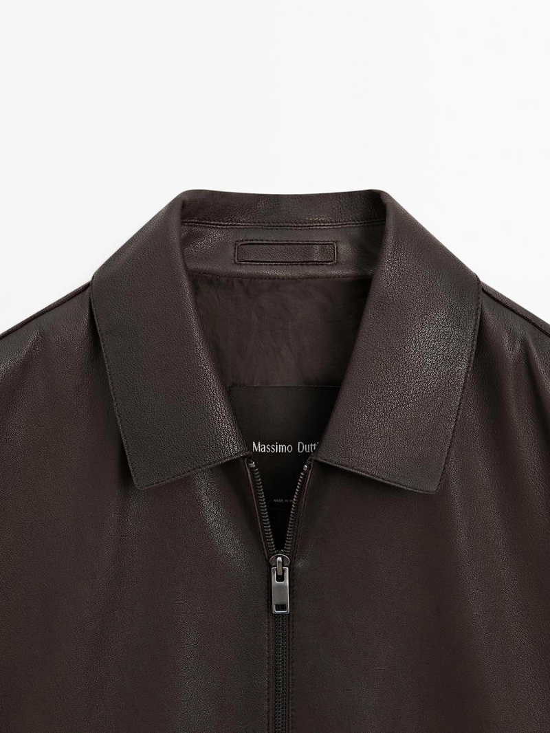 Куртка из овечьей кожи наппа