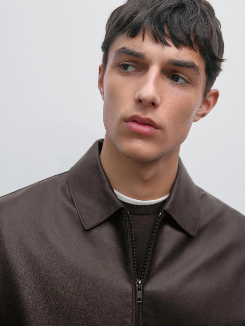 Куртка из овечьей кожи наппа