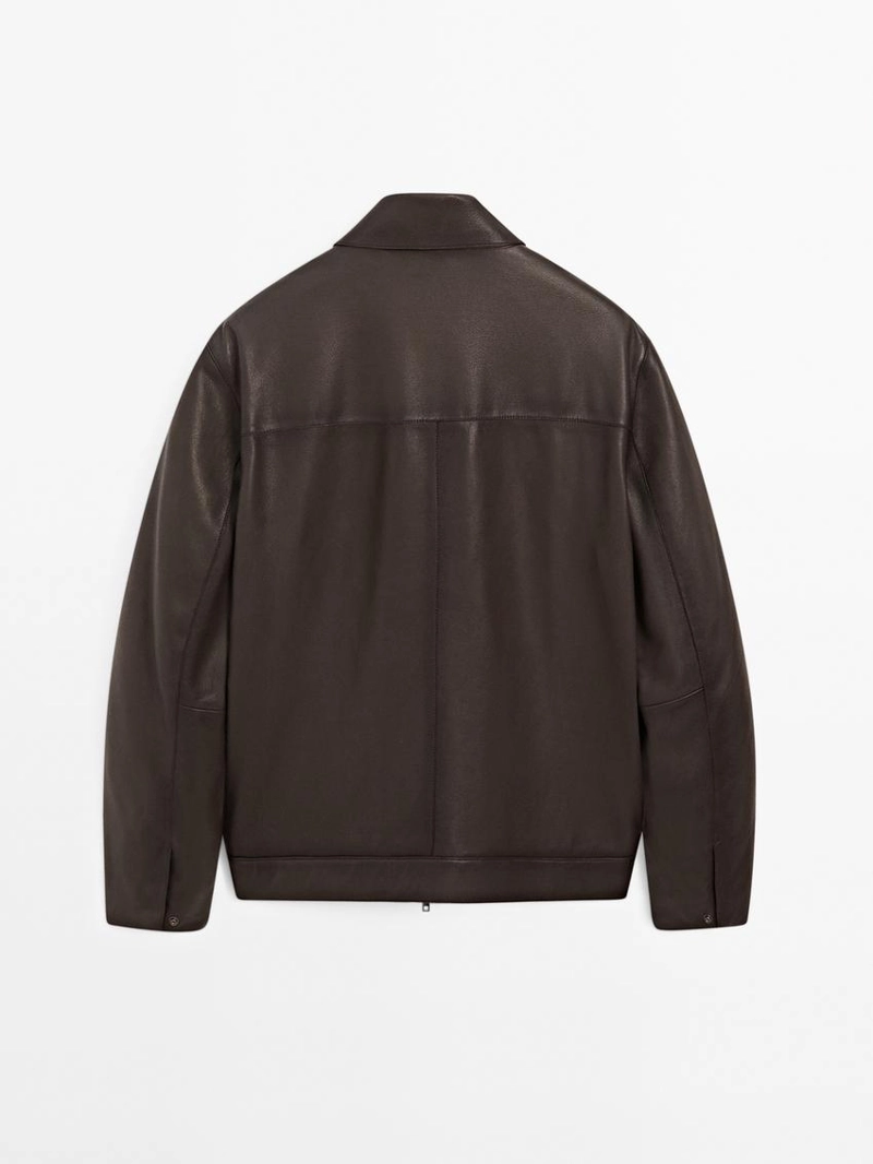 Куртка из овечьей кожи наппа