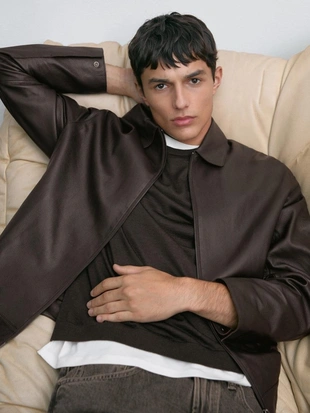 Куртка из овечьей кожи наппа- Заказать в России