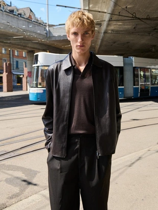 Куртка из овечьей кожи наппа- Заказать в России