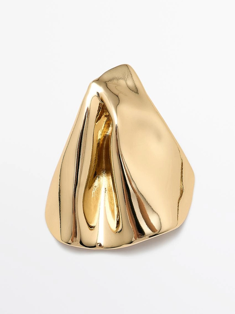 Средние серьги с защипами