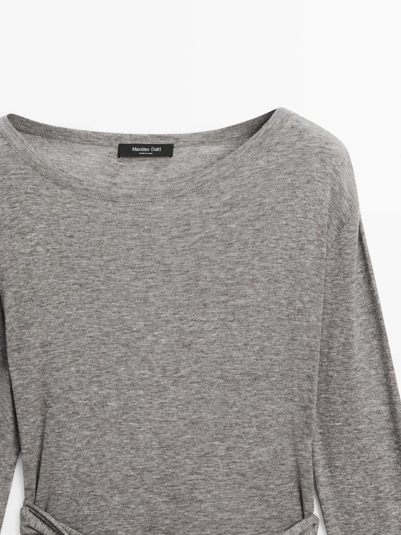 Футболка с деталями банта