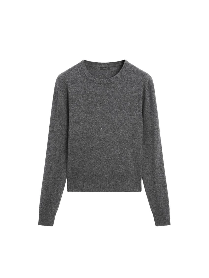 Свитер из шерсти с круглым вырезом