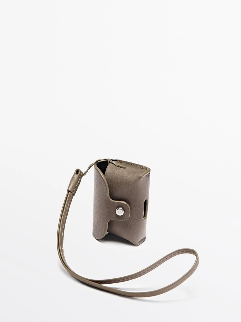 Чехол для airpods из натуральной кожи nappa