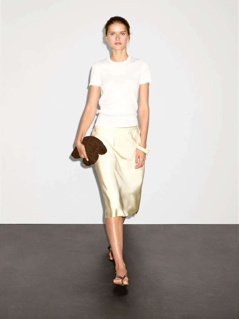 Футболка с коротким рукавом из плотного рубчика