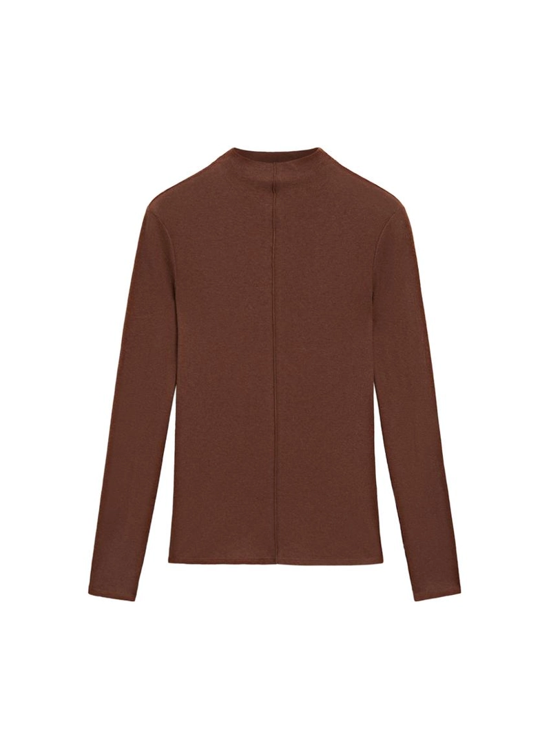 Лонгслив с деталями швов