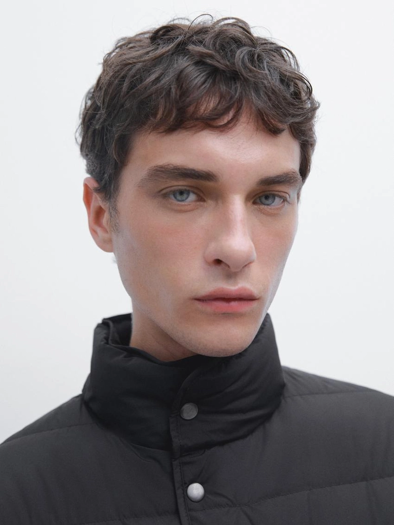 Пуховик смешанного состава с водоотталкивающей отделкой