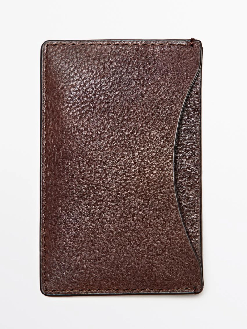 Картхолдер из кожи нубука