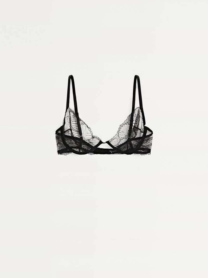 Кружевной бюстгальтер с упором