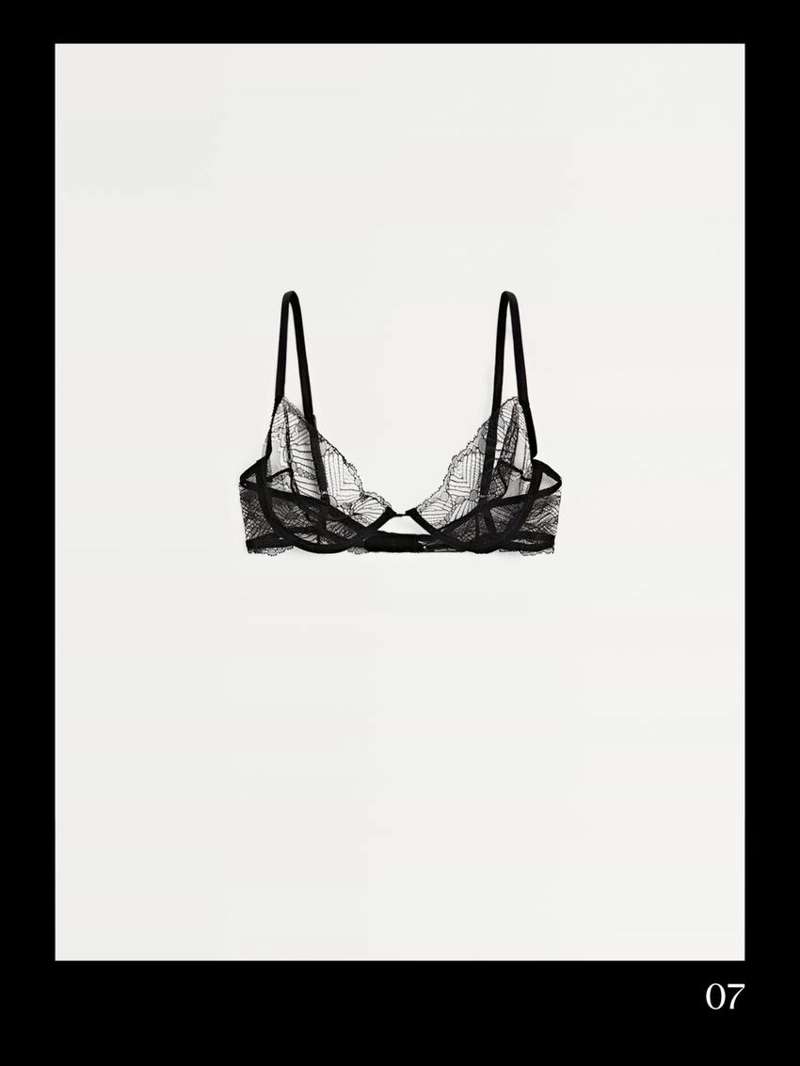 Кружевной бюстгальтер с упором