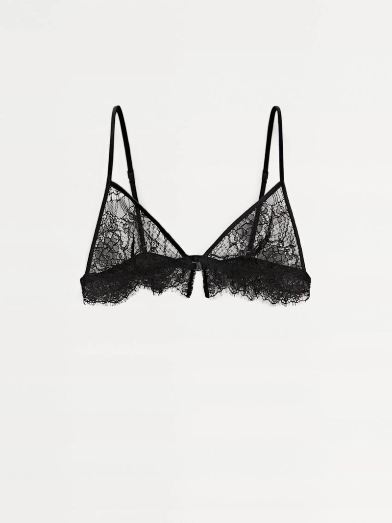 Кружевной бюстье из хлопково-полиэстеровой смеси