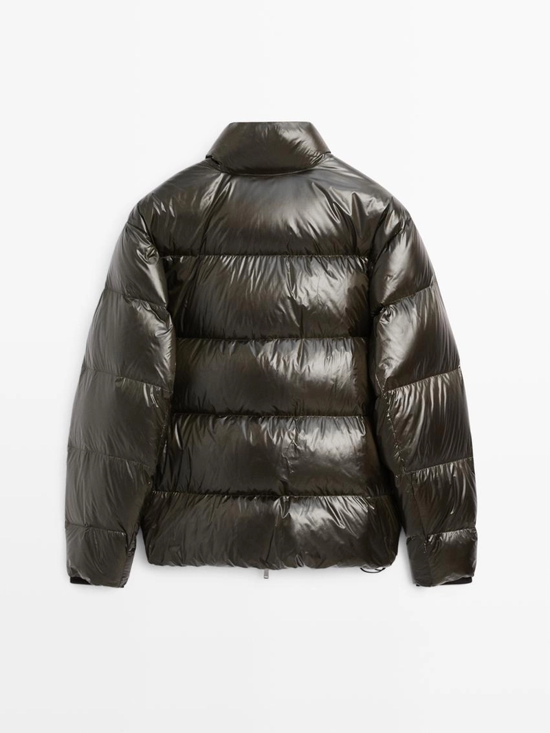 Пуховик с наполнителем из пуха и пера