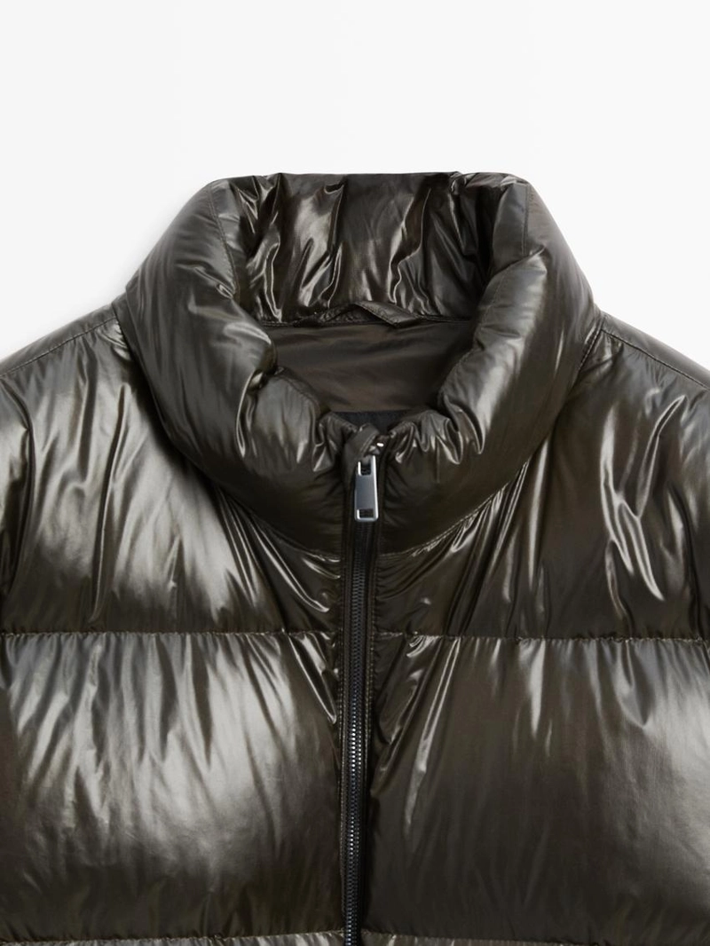 Пуховик с наполнителем из пуха и пера