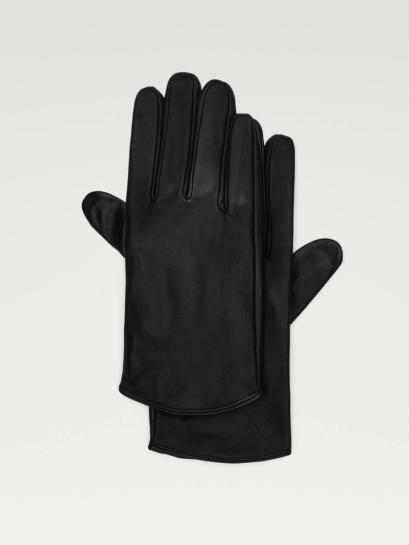 Кожаные перчатки из нубука