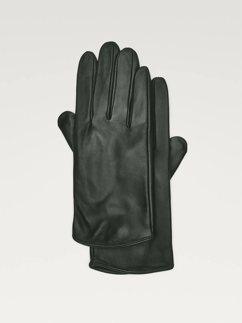 Кожаные перчатки из нубука