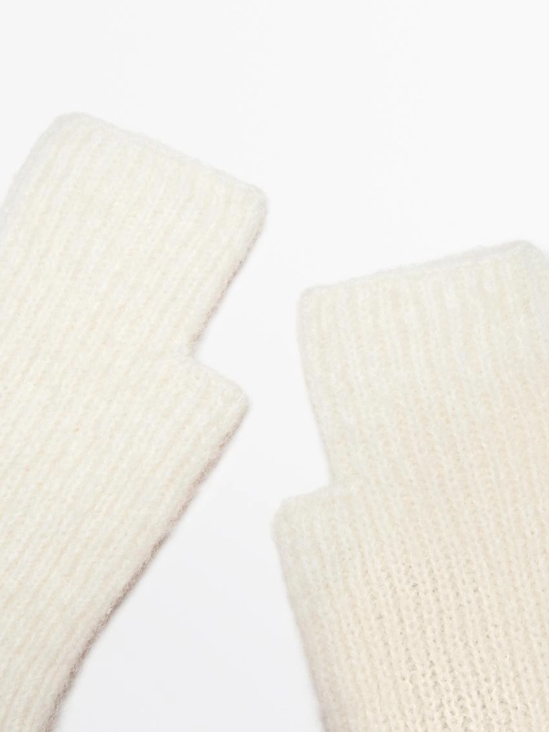 Варежки из альпаки