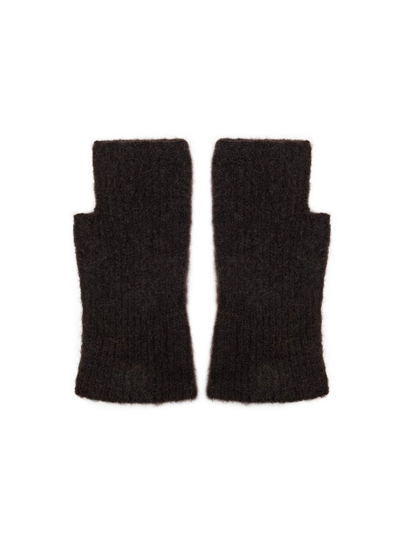 Варежки из альпаки